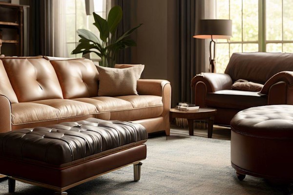 Mixing Leather Sofa With Fabric Chairs – Couch Decor Guide