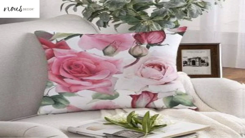 Soft Romantic Rose Cushion 
