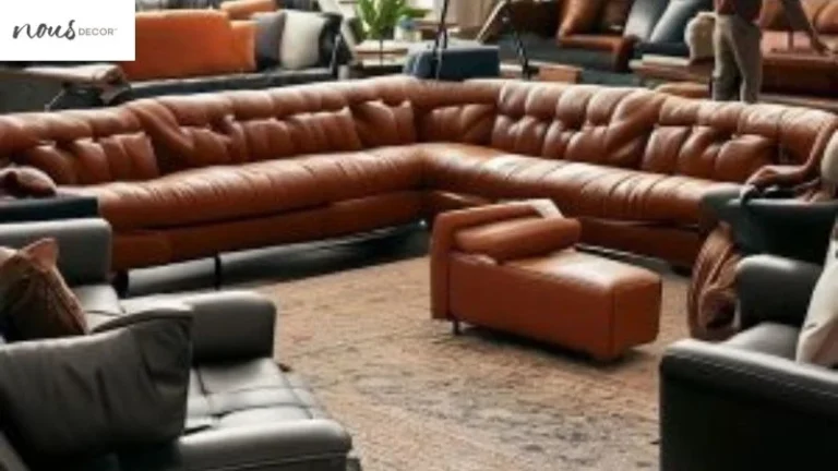 Type of leather sofa