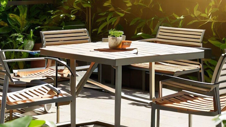 Aluminum And Wood Outdoor Furniture Combination Guide
