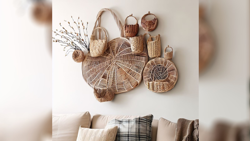 Basket Wall Art Decor