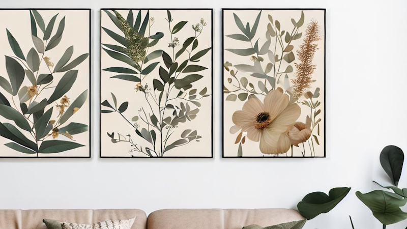 Wall Art Decor Print Botanical