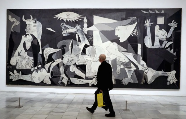 Guernica Mural in Madrid, Spain