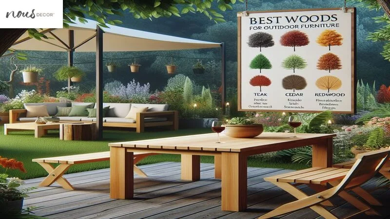 Best wood for Furniture Outdoor