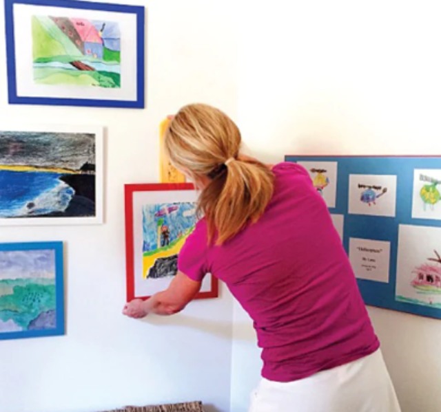 Hang Art at Your Child's Eye Level