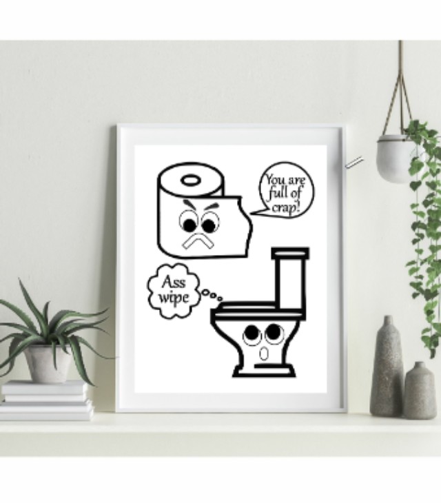 Cute Bathroom Wall Art Decor To Add Charms Into Your Shower