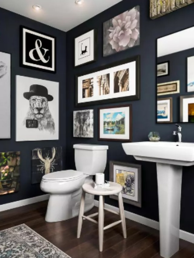 Curate an Eye-Catching Bathroom Gallery Wall