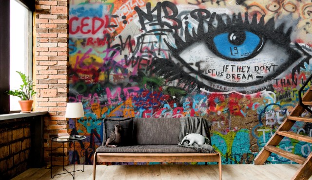 Graffiti And Street Art For Wall Interior Design