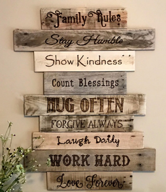 Small Wooden Wall Art Decor To Show Off Your Style