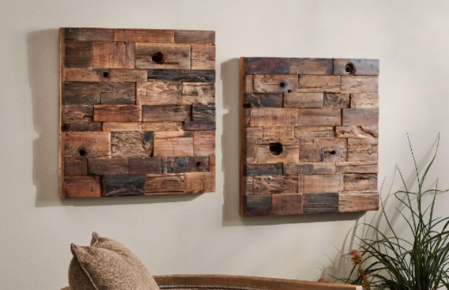 Rustic Wooden Wall Accents