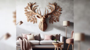 Carved Wood Wall Art Decor For An Elevated Home