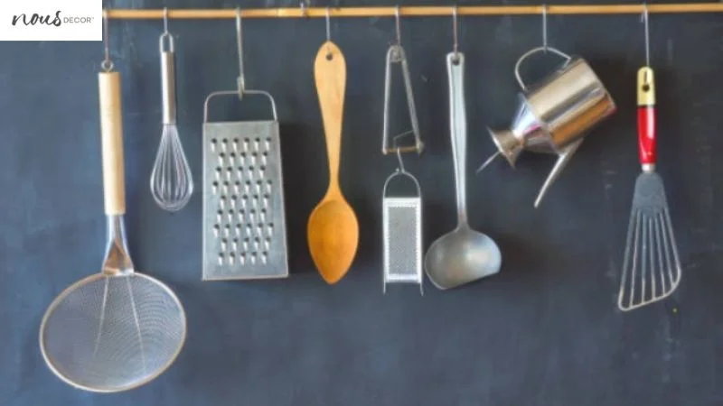 Display vintage cooking utensils or dishes