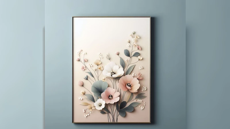The Many Styles of Flower Wall Decor