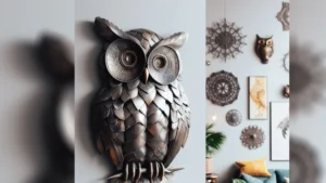 Metal Wall Art Owl Decor To Add Personality Into Your Home