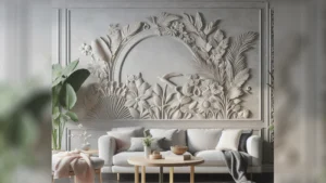 Neutral Plaster Wall Art To Transform Bland Spaces