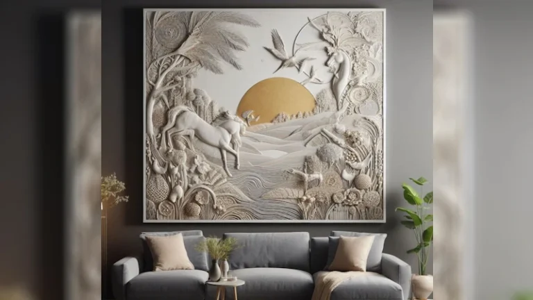 Plaster Canvas Art Ideas