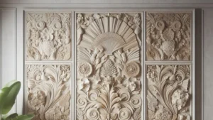 Alluring Plaster Tile Wall Art Pottery Barn Origin For Homes