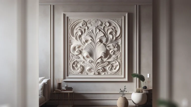 Plaster Wall Art Canvas