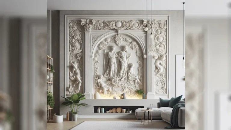 Plaster Wall Art For Living Room