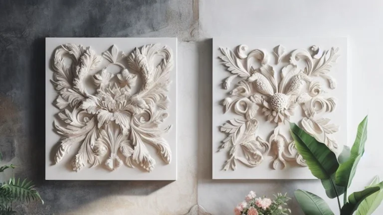 Plaster Wall Art Set Of 2