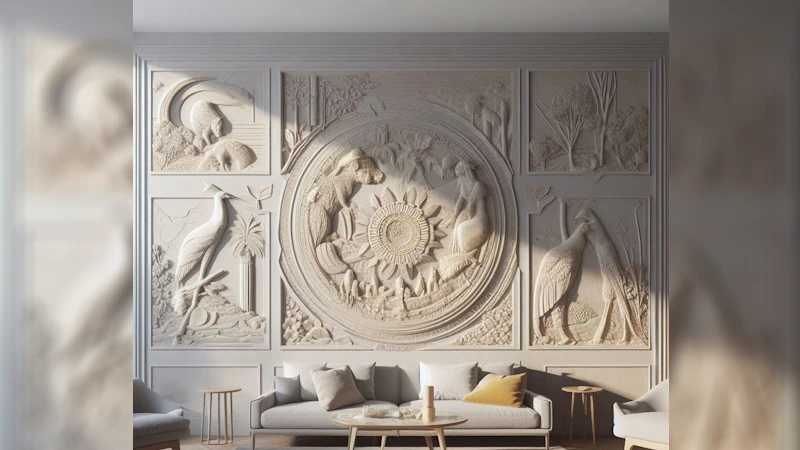 Popular Types of Textured Plaster Canvas Wall Art