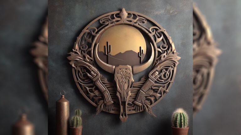 Western Metal Wall Art Decor