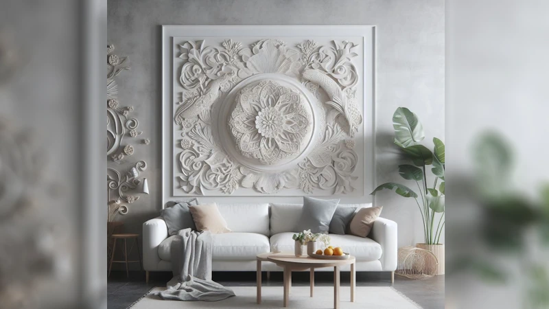 Where to Buy Plaster-Made Wall Art Sets of 2 and 3 Pieces