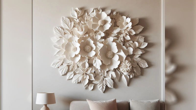 Where to Place Plaster Flowers in Your Home