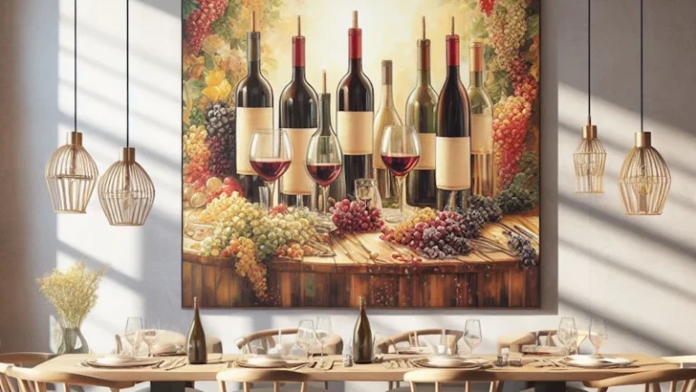 Wine Wall Art Decorating Dining Room