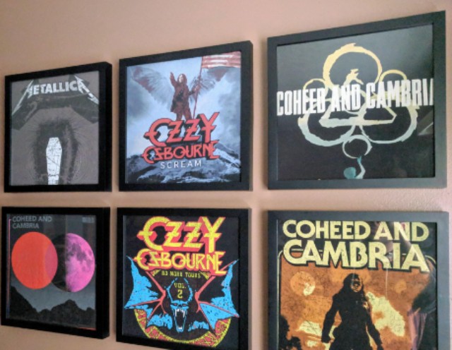 Framed Band T-shirts or Posters
