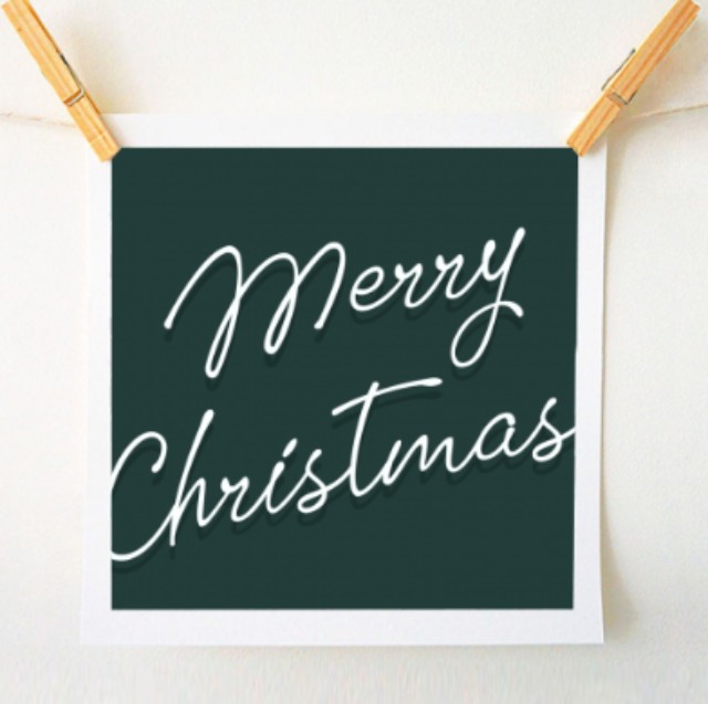 Christmas Signs and Typography Prints