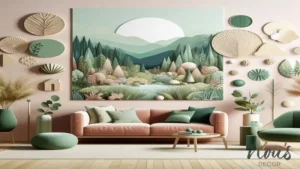 Modern Green Wall Art Decor Style For Your Rooms