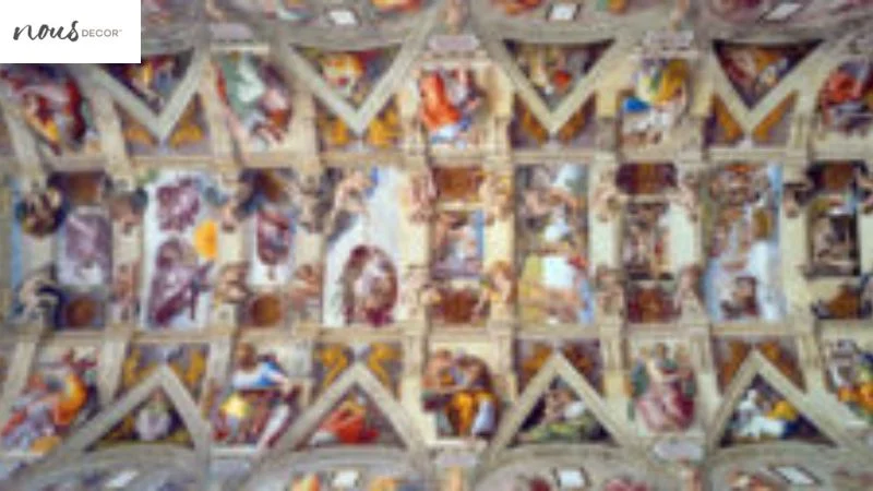 The Sistine Chapel ceiling 