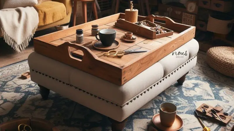 Easy DIY Ottoman Coffee Table Plan And Guide