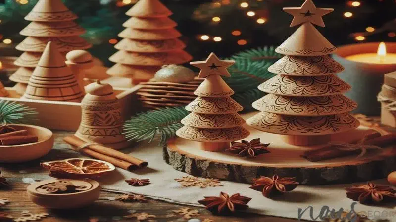 Infuse Joy with Wooden Christmas Trees