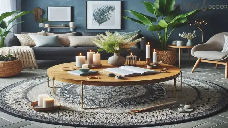 Learn How to Style a Round Coffee Table