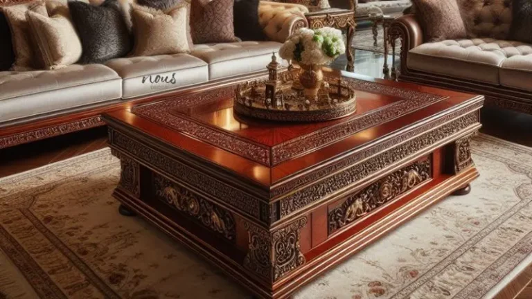 Mahogany Coffee Table For Timeless Elegant Home Decor