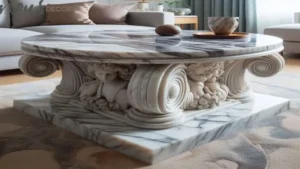 Marble Plinth Coffee Table Uniqueness & Care Tips