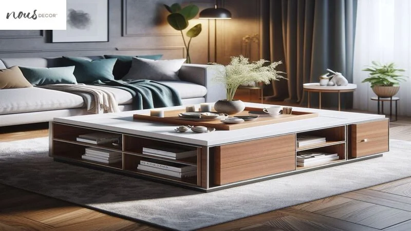 Benefits of Storage in Square Coffee Tables 