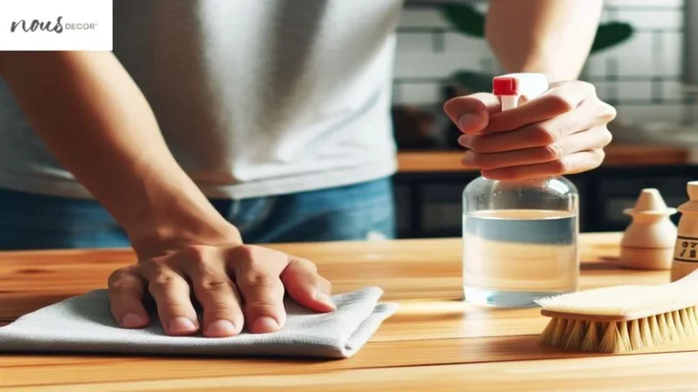 How to Clean Wood Coffee Table by using white vinegar