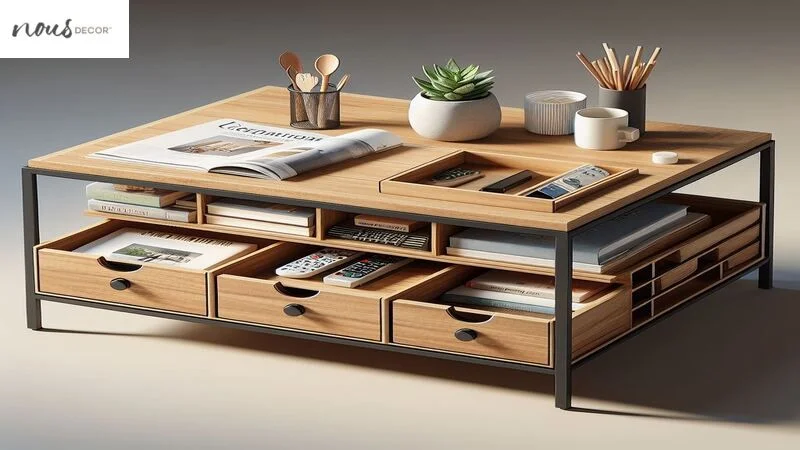 Features of a Compartment Coffee Table