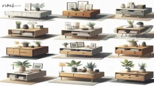 Square Coffee Tables with Storage for Living Room in 2024
