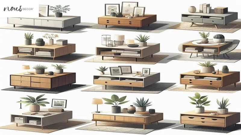 Styles of Square Coffee Tables with Storage
