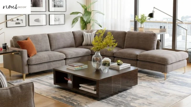 U Shaped Couch Coffee Table Design For Sectional Sofas