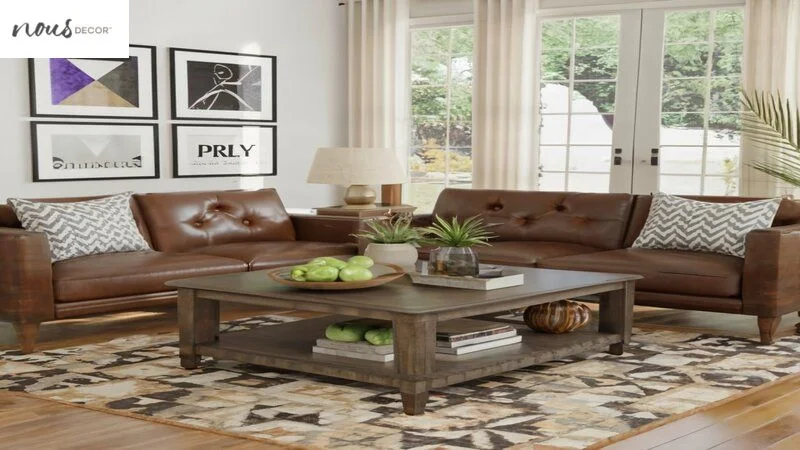 What Color Coffee Table Goes With The Dark Brown Couch?  