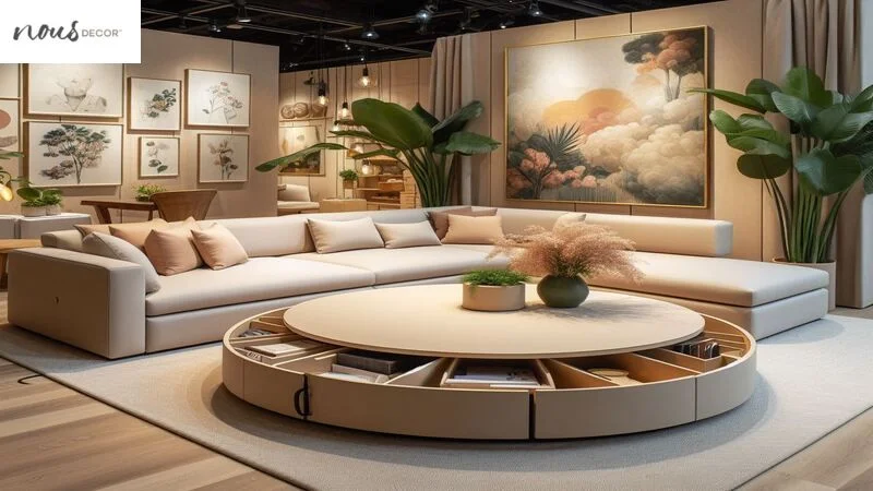 Why are Round coffee tables with storage so popular