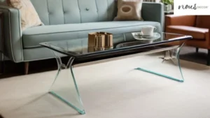 Rectangular Coffee Table Glass For Mid Century Lounge