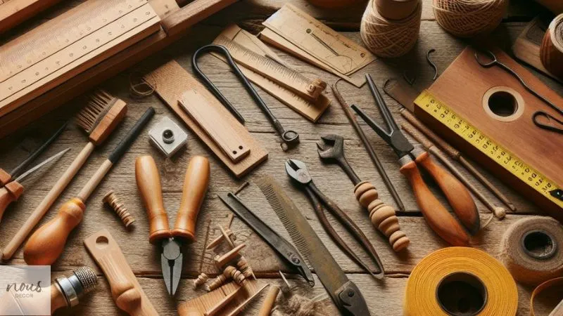 A range of essential tools and materials